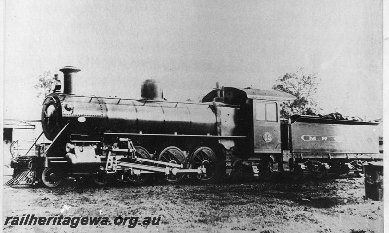 P20257
MRWA C class 4-6-2- steam loco, front and side view
