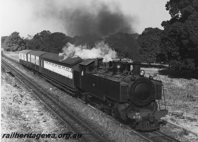 P20383
DD class 595 hauling suburban passenger train between Daglish and Subiaco heading towards Perth. ER line
