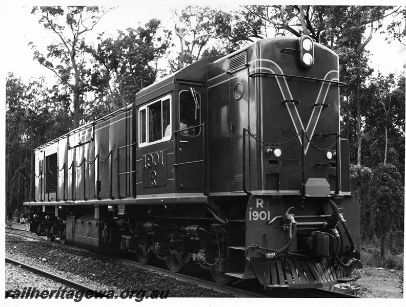 P20580
R Class 1901, inaugural trip, Jarrahdale
