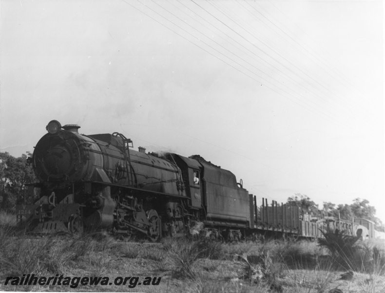 P20653
V Class 1214, goods train, unknown location
