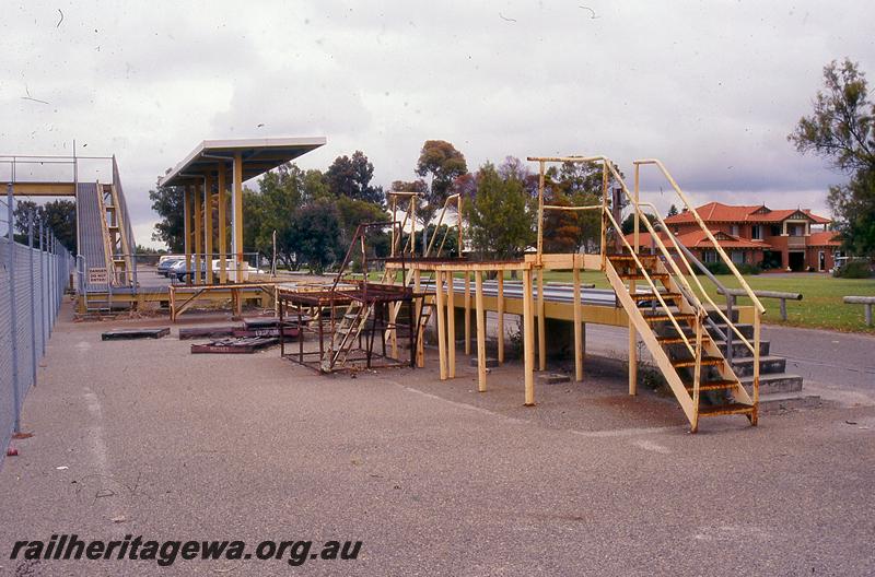 P21047
4 of 8 views of the loading facilities at the old Swan Brewery plant at Canning Vale, rear and left hand view of the loading platform.
