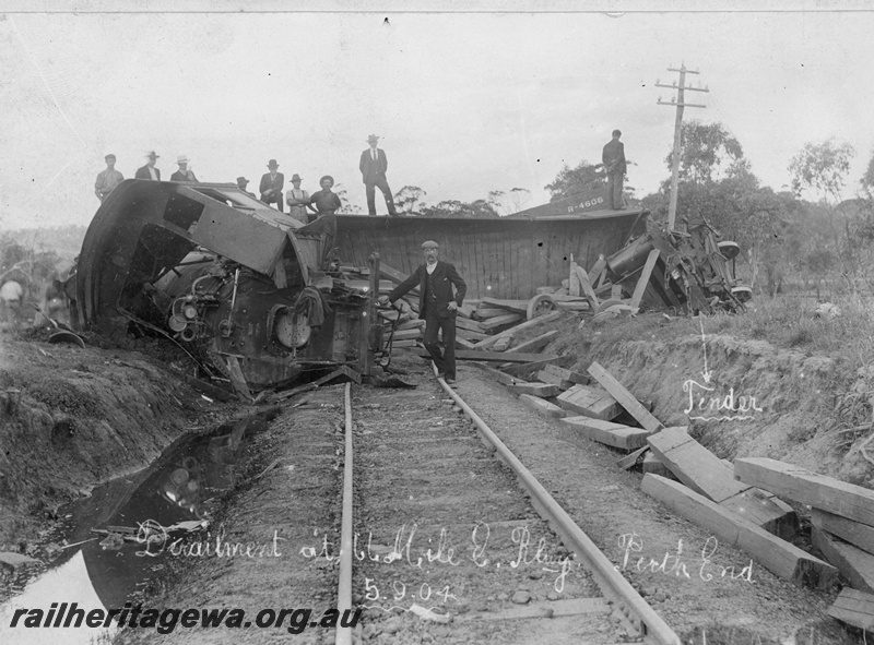 P21308
Derailment of EC class loco unknown location. 
