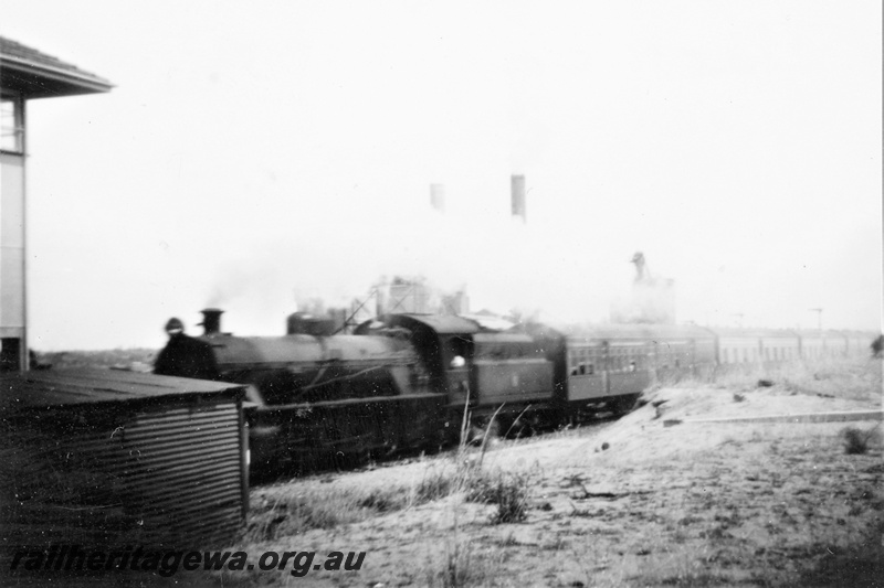 P21385
W class steam loco on the 