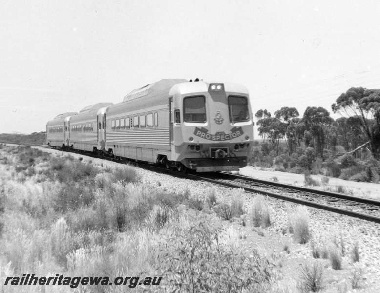 P21653
WCA class railcar, heading 3 car set the 