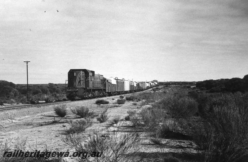 P21729
A class 1507 hauling a mixed goods near Collgar enroute Narembeen to West Merredin. NKM line.
