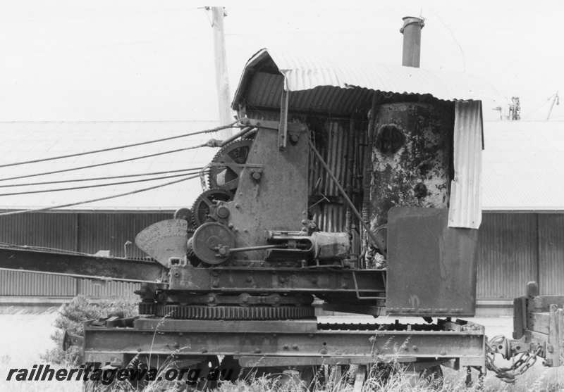 P21752
Steam crane Albany. GSR line. 
