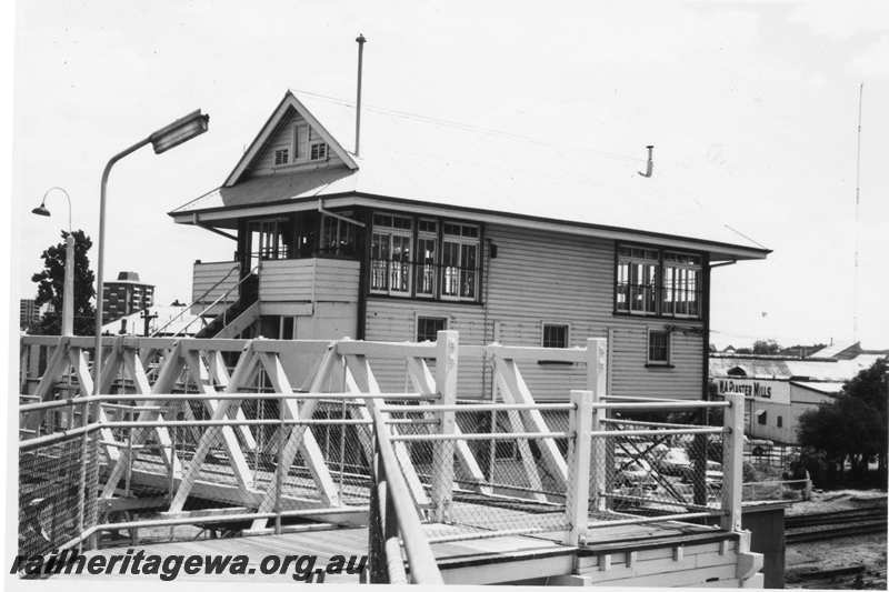 P21759
East Perth signal box. ER line 
