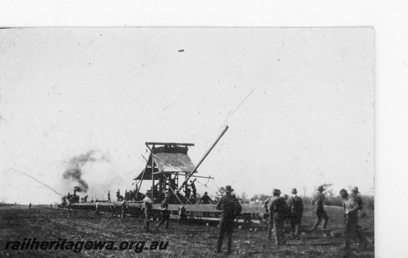 P21978
Platelaying on Trans Australia railway.
