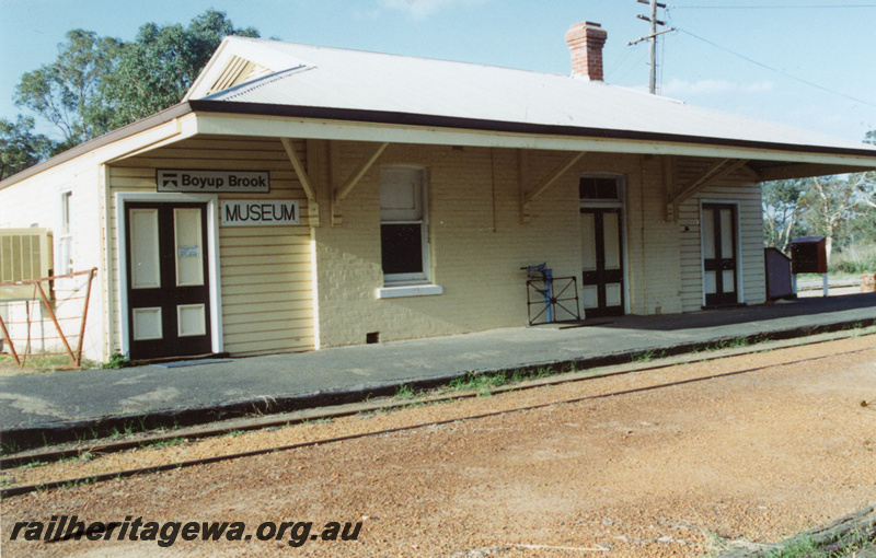 P21986
Boyup Brook Railway Station  - restored as district museum. DK line.
