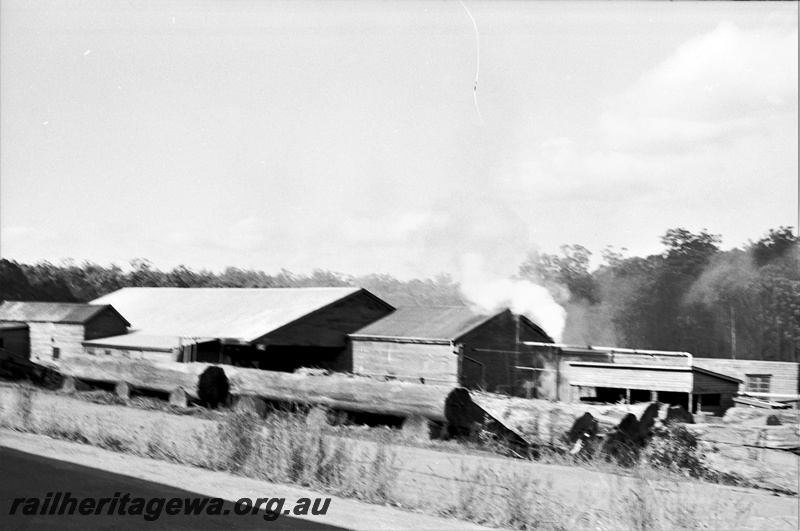 P22102
Hawker Siddley's Deanmill timber mill.
