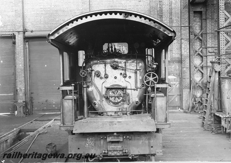 P22241
F class 336, Midland workshops, ER line, view of backhead 
