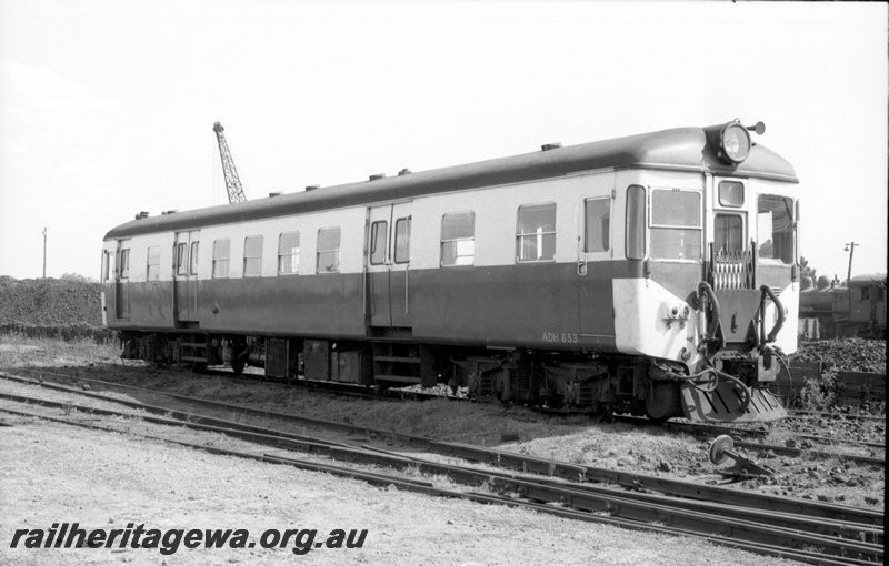 P22306
ADH class 653 soon after conversion for suburban service. East Perth loco depot. ER line.
