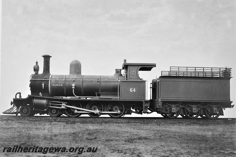 P22578
G class 64, side view, c1940s
