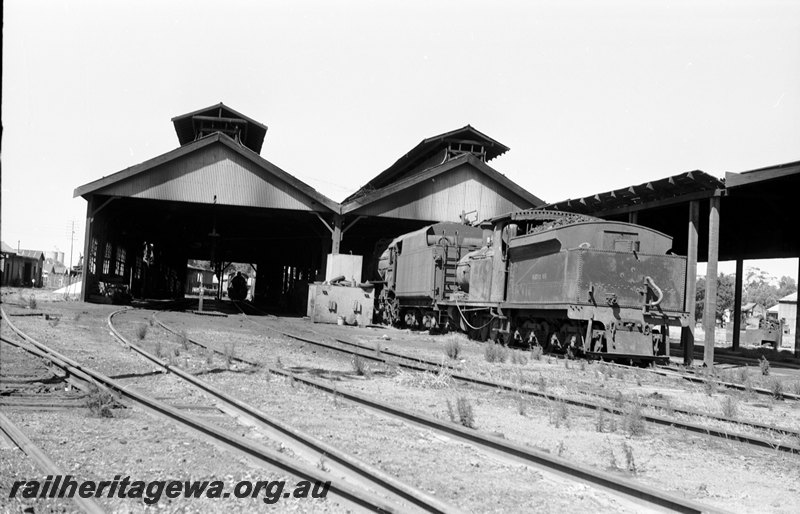 P22636
Northam loco depot O class 218 and V class in photo. EGR line.
