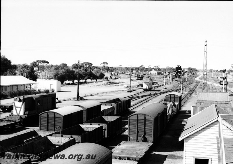 P22726
Merredin Yard looking east from footbridge. EGR line.
