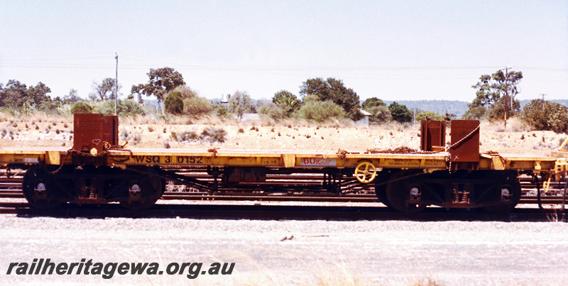 P23728
WSQ class 30152  standard gauge rail recovery  wagon - side view  
