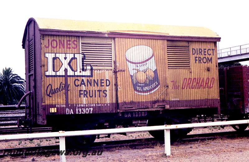 P24312
DA class 13307 4 wheel  Advertising Van with an advertisement for 