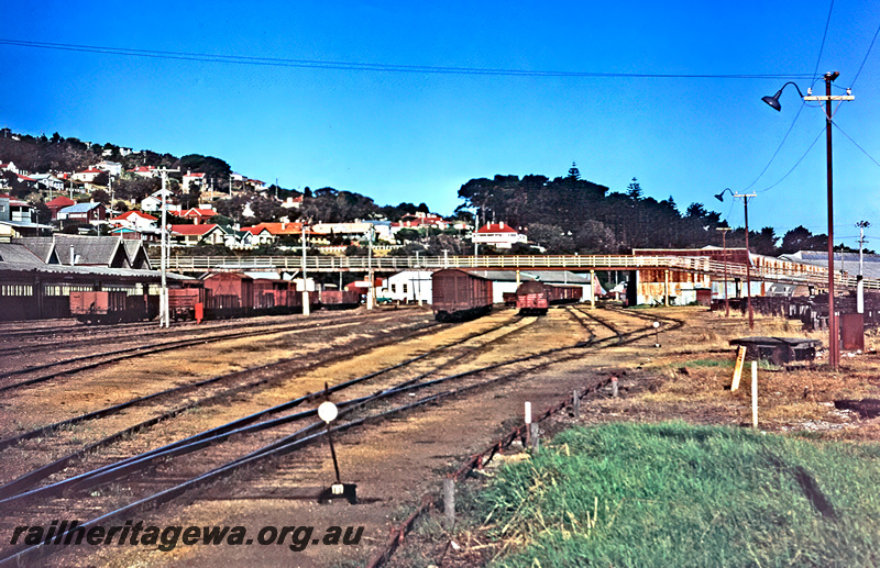 P24333
Albany Station Yard. Footbridge in background. GSR line
