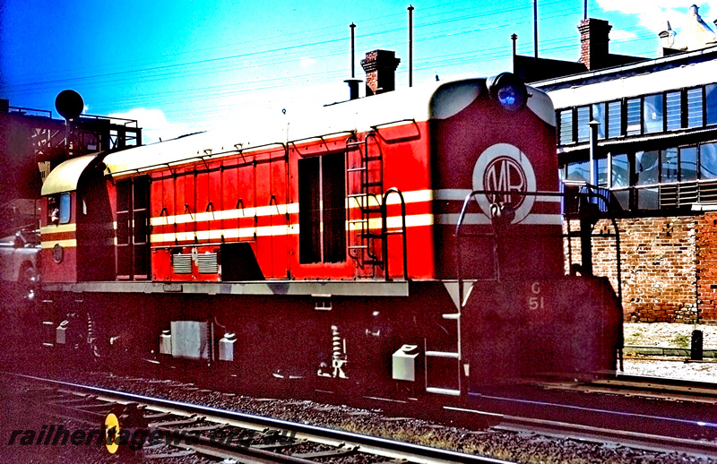 P24339
G class 51 in MRWA Livery at Perth. ER line.
