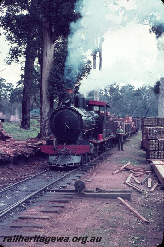 T00002
ARHS Vic Div visit, YX class 86, Donnelly River Mill, on timber train
