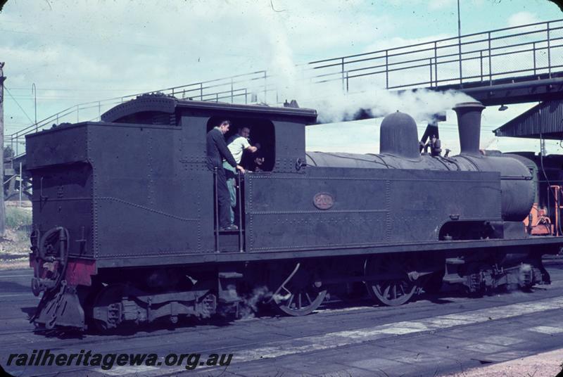 T00012
ARHS Vic Div visit, N class 201, East Perth Loco depot
