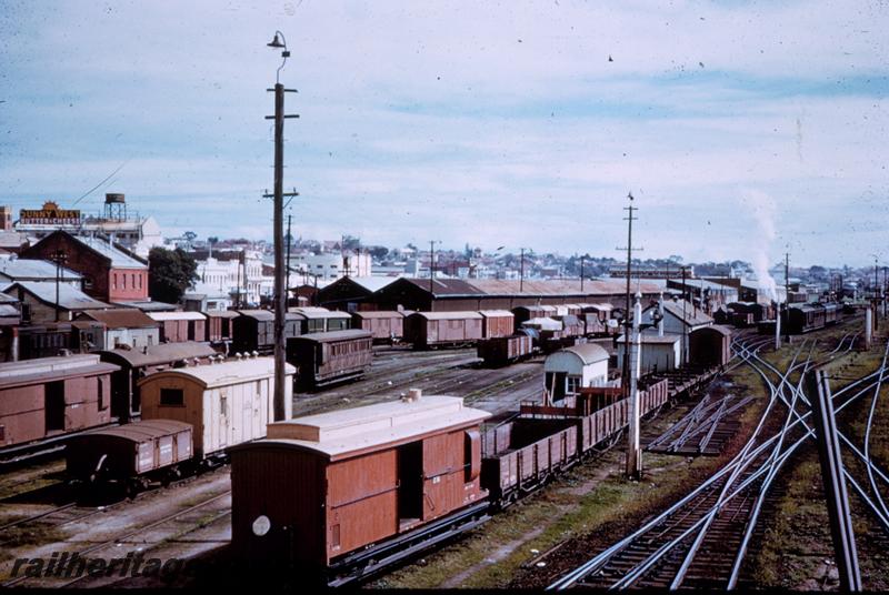 T00038
Clerestory roofed brakevan, Perth Goods yard, looking west
