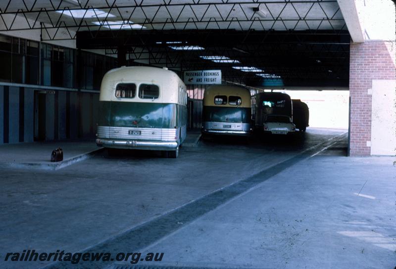 T00172
Unidentified buses, possibly Victorian Railways, rear view
