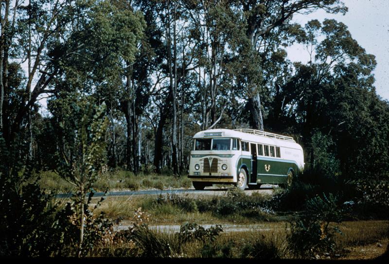 T00174
Railway Road Service bus, Passenger/Freighter, on road. Same as T0173.
