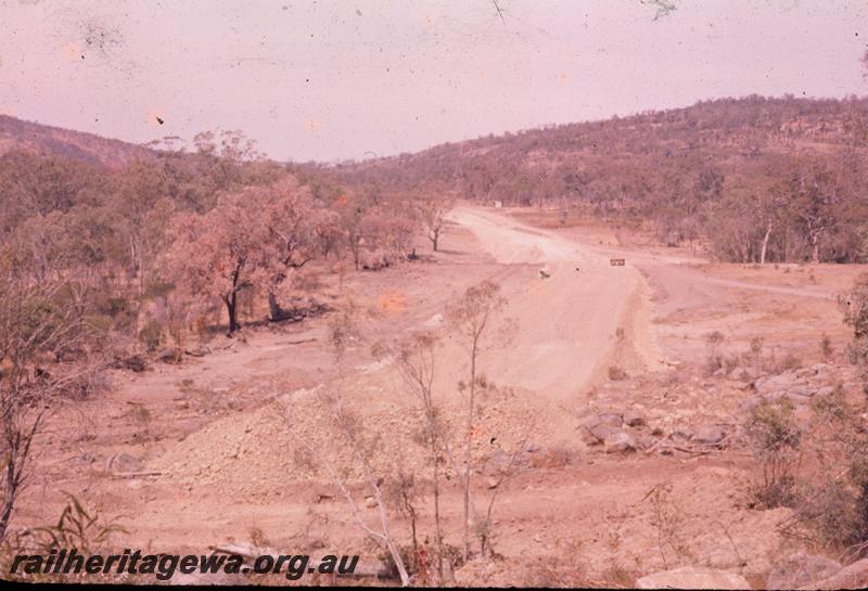 T00325
Standard Gauge construction, Avon Valley line, 41 mile 75 chain looking east
