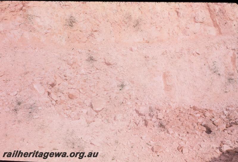 T00339
Standard Gauge construction, Avon Valley line, rubble in Horseshoe Cutting
