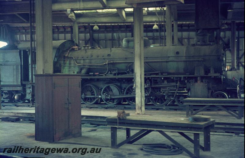 T00455
W class loco, Collie roundhouse, internal view

