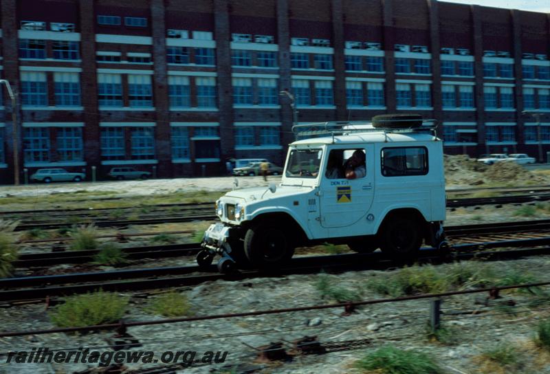 T00470
Centenary of the Fremantle to Guildford Railway, Hi-rail, Fremantle yard
