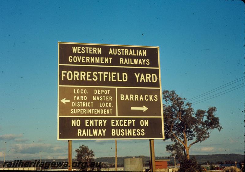 T00500
Entry sign, Forrestfield Yard
