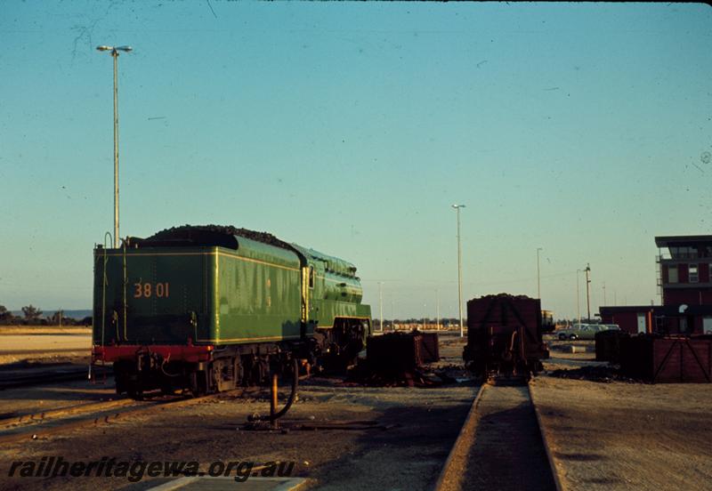 T00505
NSWGR loco C3801, rear view, Forrestfield Yard
