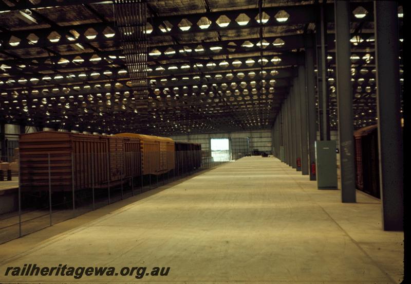 T00510
WVX wagons, (later reclassified to WBAX), Freight sheds, internal view, Kewdale Yard
