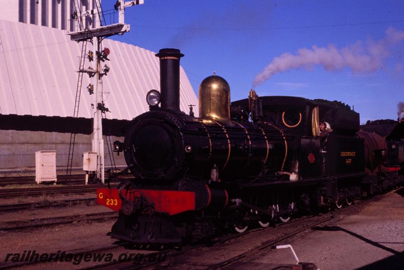 T00527
Centenary of the Fremantle to Guildford Railway, G class 233 in Perth Yard
