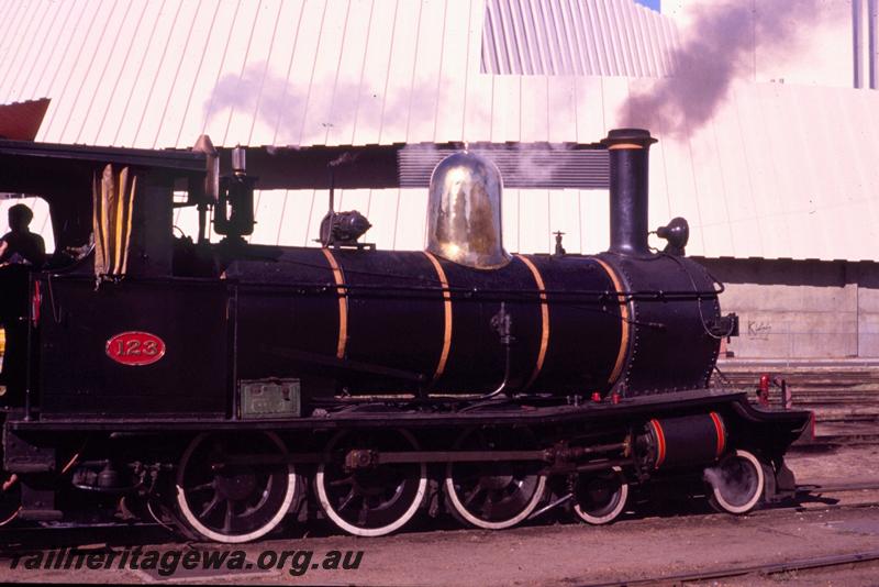 T00528
Centenary of the Fremantle to Guildford Railway, G class 123. Perth Yard
