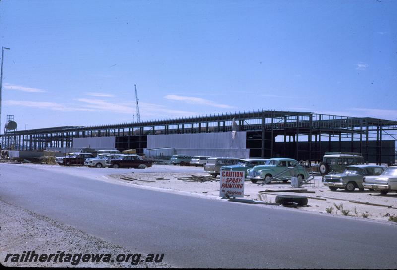 T00687
Carriage shed, Forrestfield Yard, under construction
