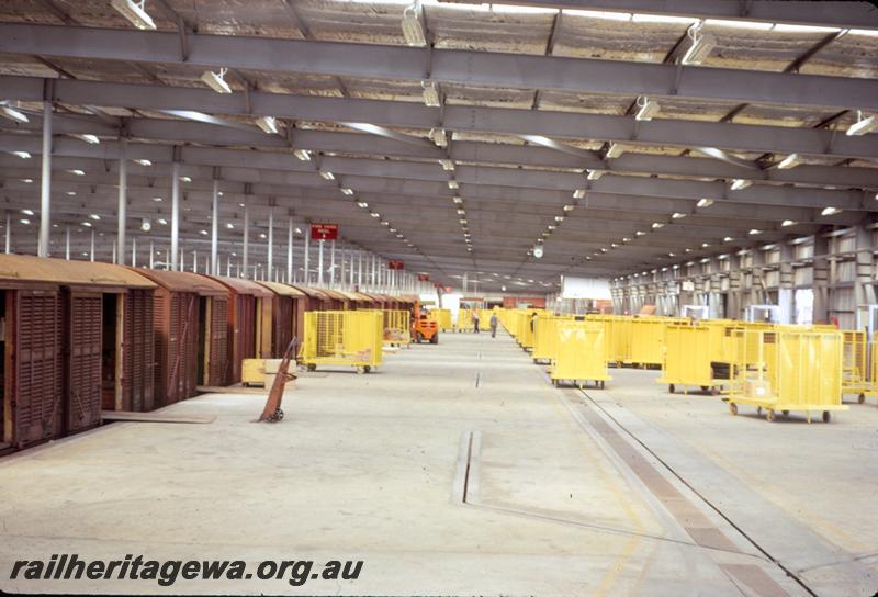 T00690
Outwards Shed, Kewdale Freight Terminal, internal view
