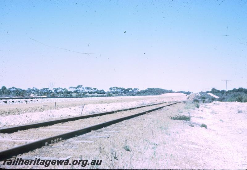 T00701
Track work, Esperance line, regraded track above old track
