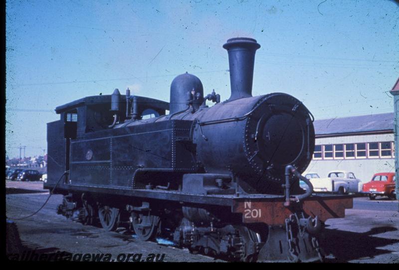 T00828
N class 201, East Perth Loco Depot
