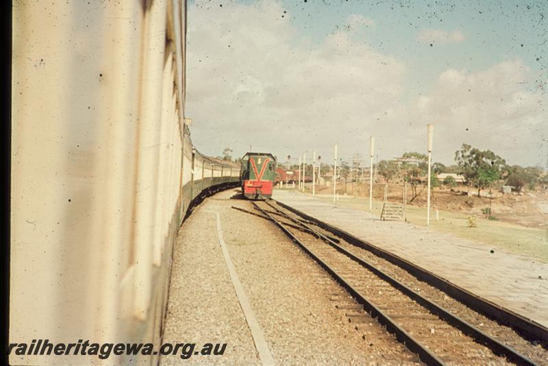 T00859
A class 1510, Northam, passing passenger train
