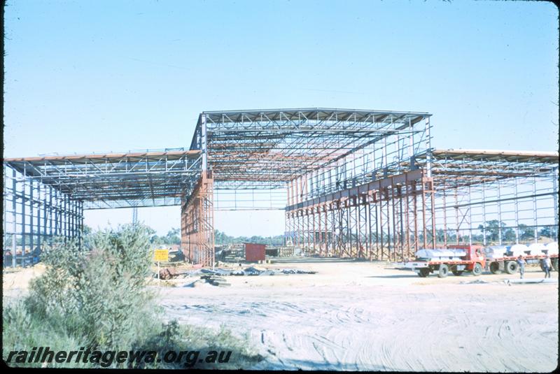 T00887
Diesel Loco Depot shed, Forrestfield Yard, under construction
