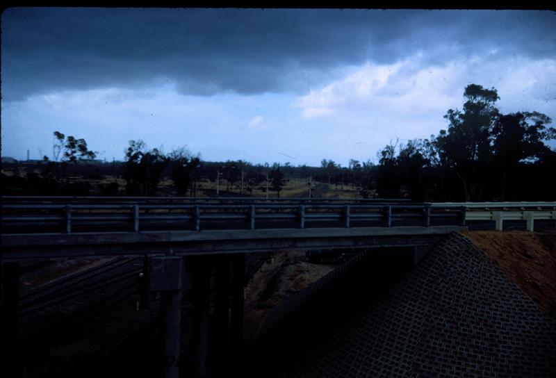 T00937
Road overbridge, Kwinana, view from signal box looking towards Cockburn Junction
