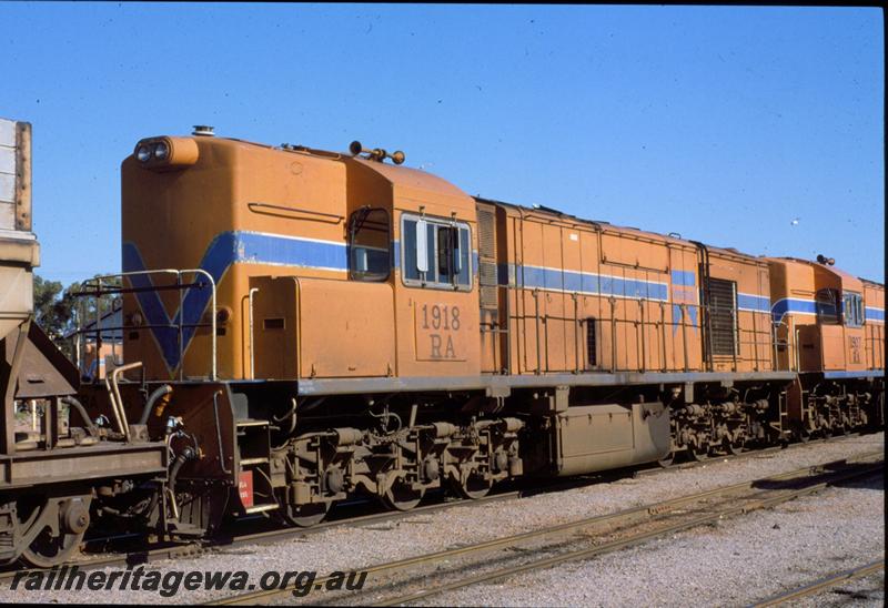 T00979
RA class 1918, RA class 1907, orange livery, goods train
