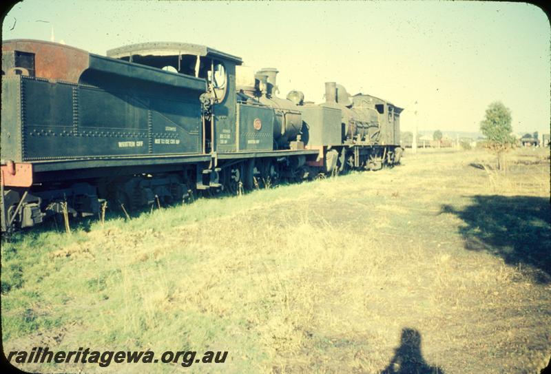 T01088
OA class 177, MSA class 500 Garratt loco, Midland, stowed awaiting scrapping
