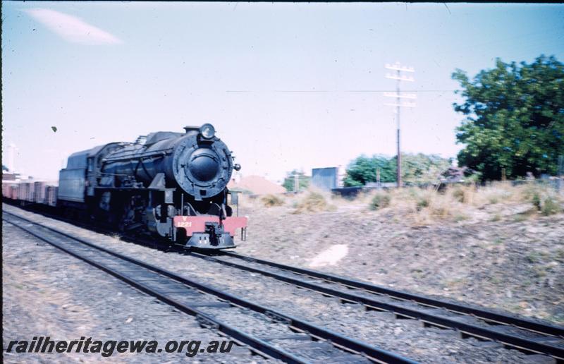 T01153
V class 1221, West Leederville, goods train
