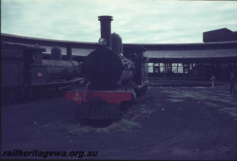 T01195
G class 123, roundhouse, Bunbury loco depot
