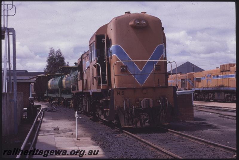 T01274
H class 5, front view, orange livery
