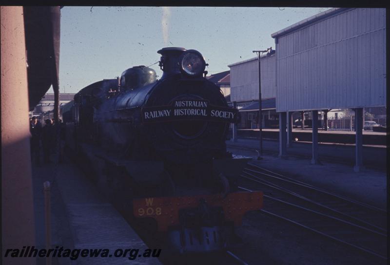 T01374
W class 908, Perth Station, ARHS tour
